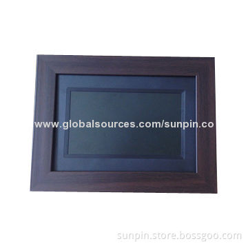 7-inch classical copy wood, single function digital photo frame, with 800*480 pixels resolution